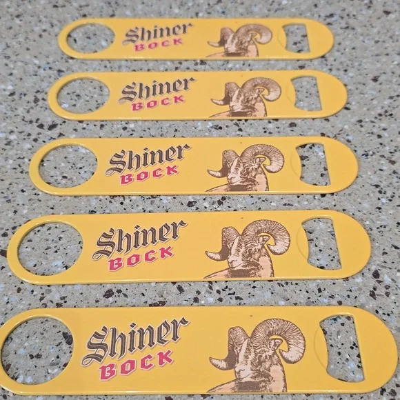 Shiner Bock Yellow Bottle Openers - Picture 3 of 3